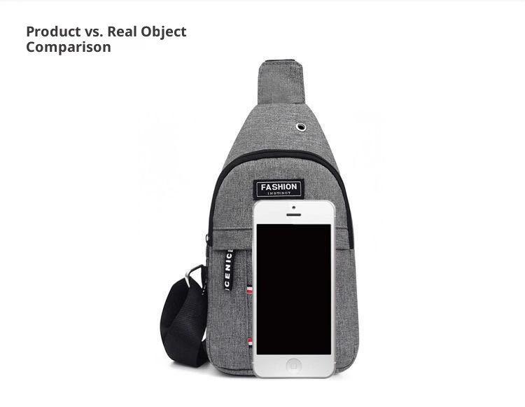 001 Cross-border Men's Chest New Oxford Cloth Korean Version Multifunctional Sports Casual Single Shoulder Crossbody Bag_voghion.com