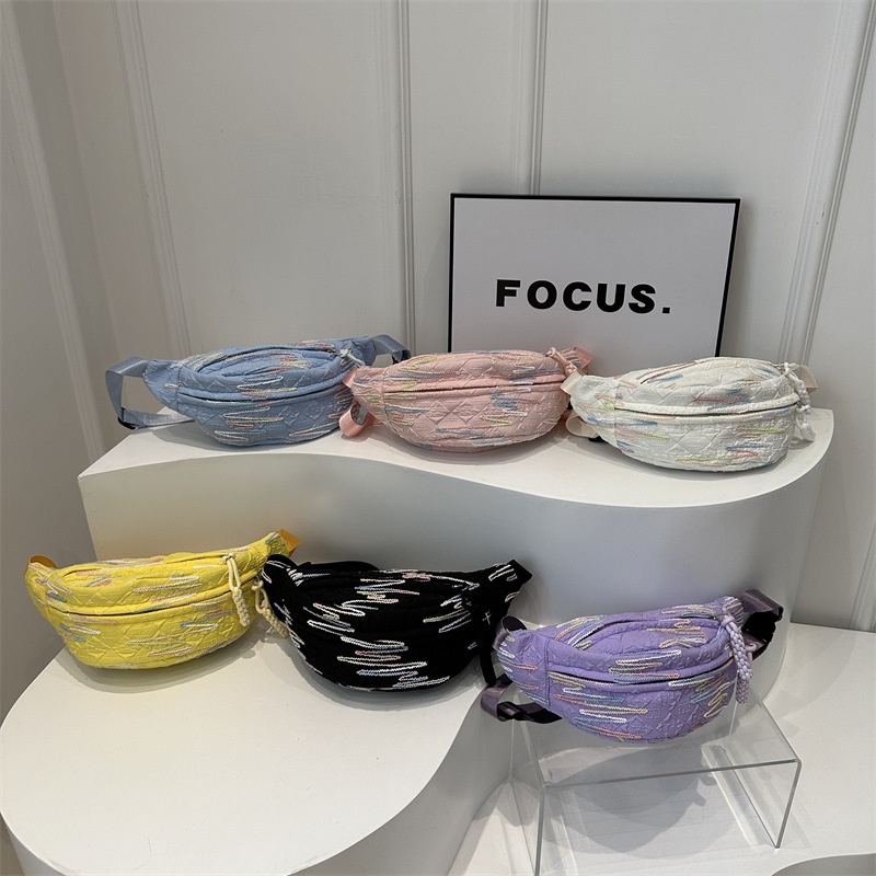 001 2025 New Niche Small Women's Crossbody Student Waist Ins Style Soft Girl Casual Versatile Chest Bag_voghion.com