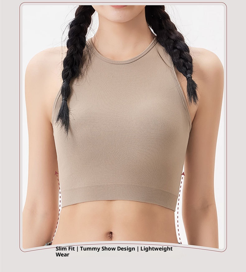 ActiveGo ActiveGo Fashion Outdoor Yoga Vest Style New Top Underwear Comfortable Sports Fitness Bra Beautiful Back Women_voghion.com