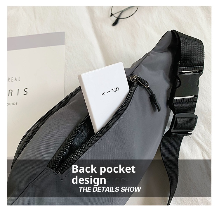 001 Casual Trendy Waist For Men New Multi-purpose Cashier Phone Crossbody Outdoor Lightweight Travel Chest Bag Wholesale_voghion.com