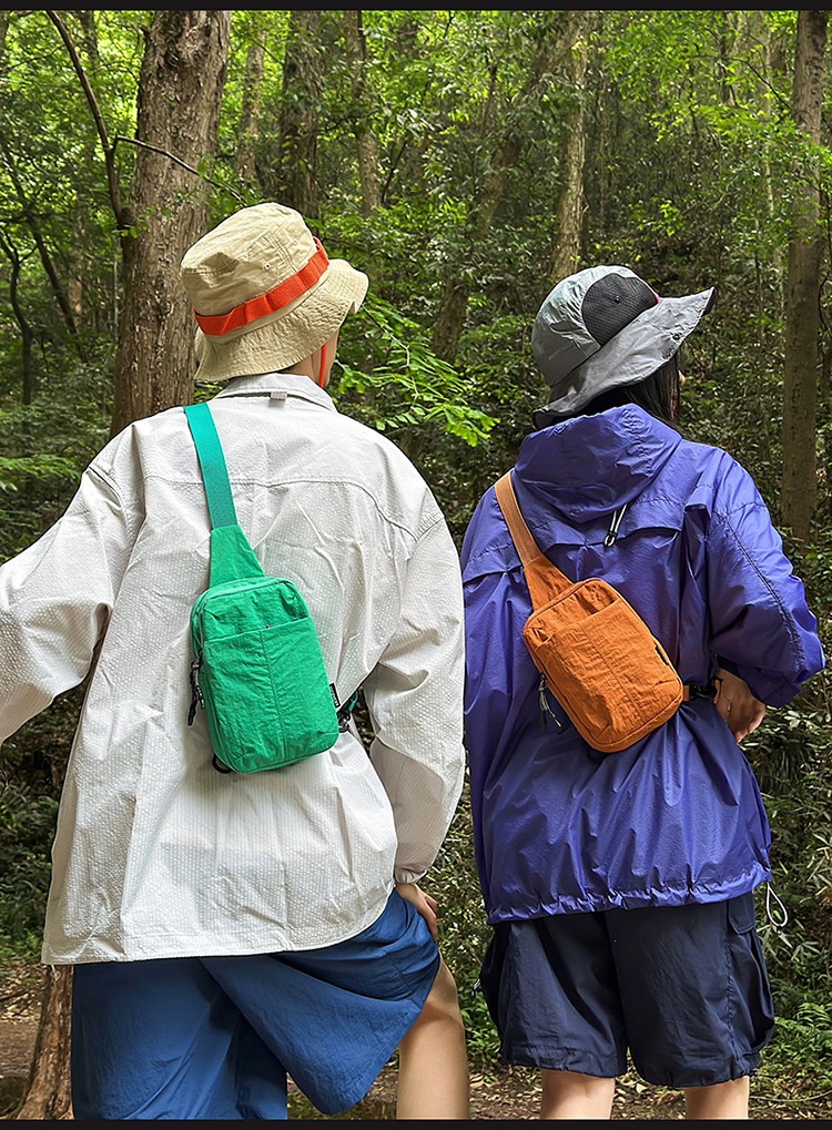 001 Einseitige Brusttasche für Herren, koreanische Version, lässiger Handy- und Münzbeutel im Instagram-Stil, geeignet für Radfahren, Wandern und andere Sportarten, kleine Herrengröße_voghion.com