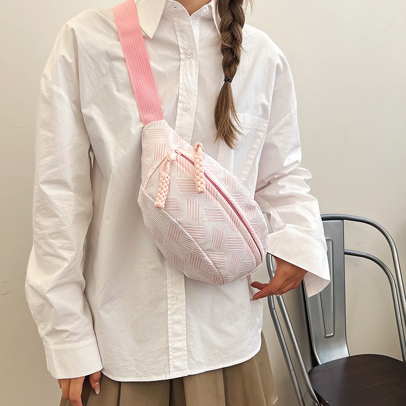 001 Minimalist Casual INS For Women Fresh Forest Style Crossbody Sports Chest Niche Student Versatile Waist Bag_voghion.com