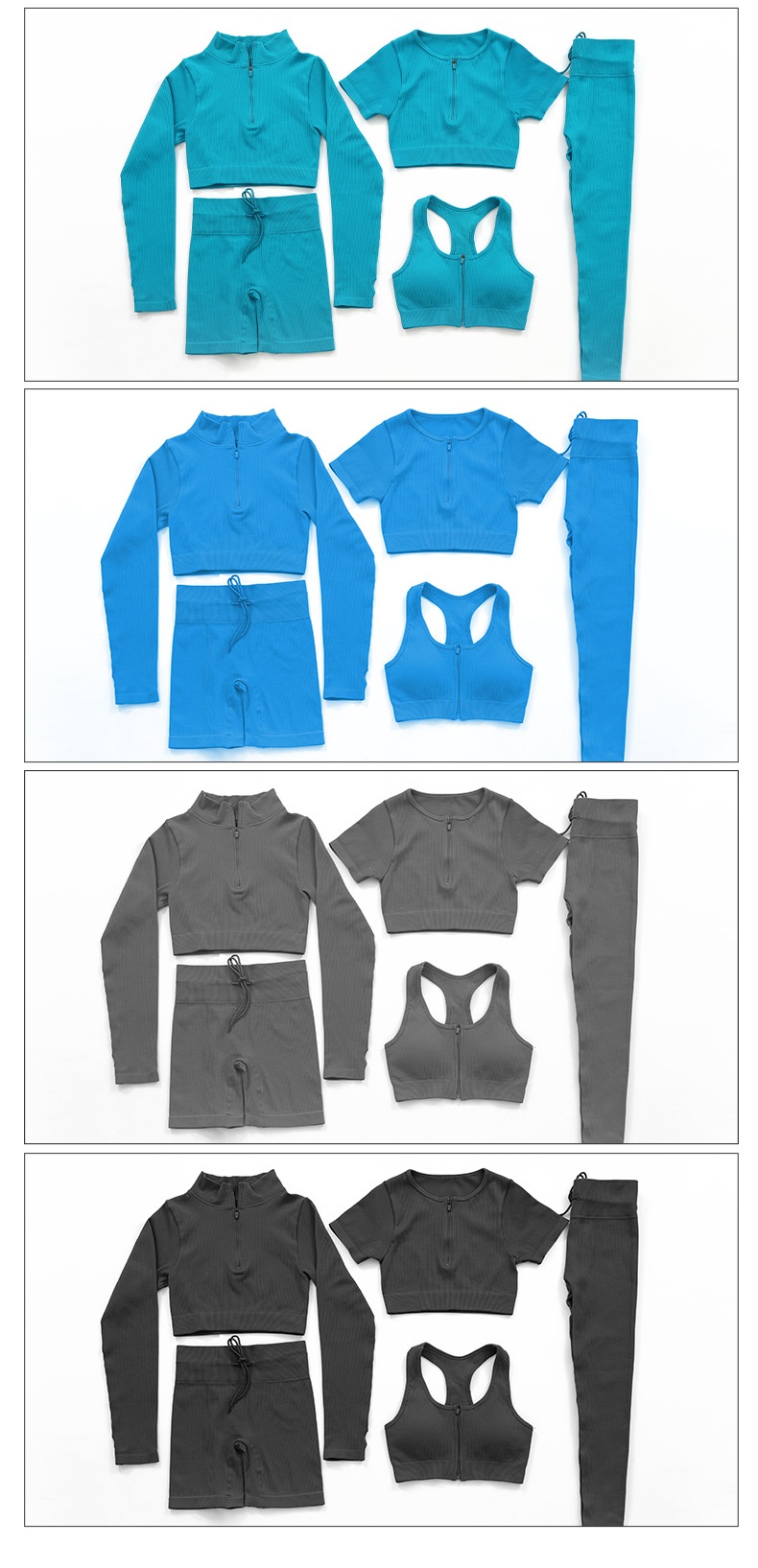 ActiveGo ActiveGo Outdoor Sports Fitness Set europeo e americano senza cuciture Abbigliamento yoga transfrontaliero di alta qualità_voghion.com