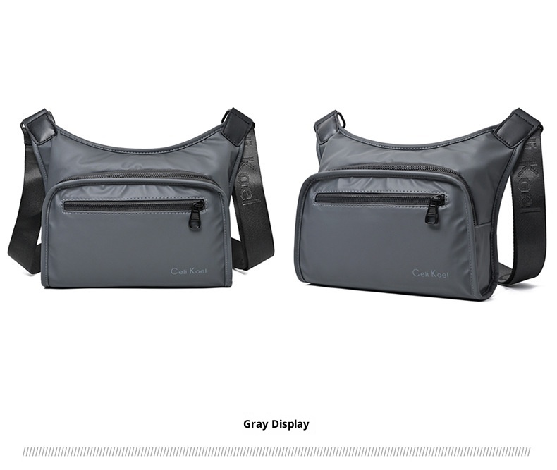 001 Crossbody For Men New Fashionable Simple Casual Shoulder Korean Style Trendy Textured Large Capacity Chest Bag_voghion.com