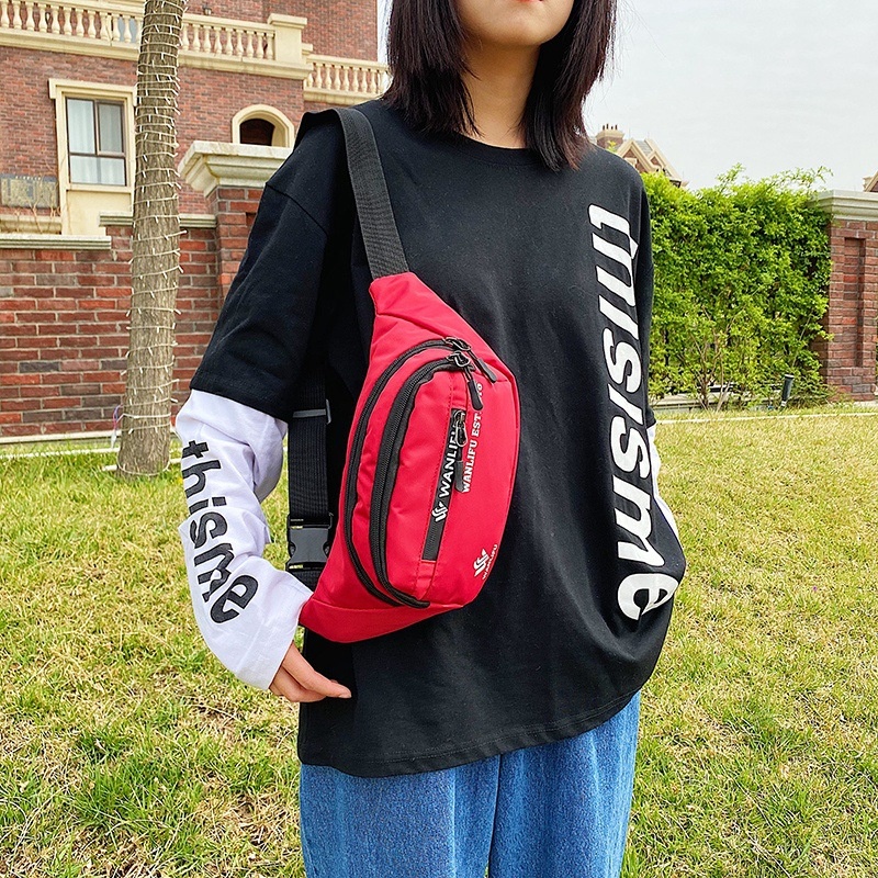 001 Casual Trendy Waist For Men New Multi-purpose Cashier Phone Crossbody Outdoor Lightweight Travel Chest Bag Wholesale_voghion.com