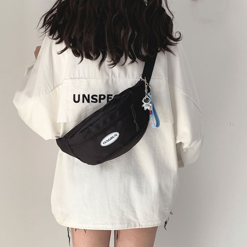 001 Chest Women, Trendy Small 2025 New Crossbody Bag, Casual Canvas Backpack For Men, Sports Fitness Waist Bag_voghion.com