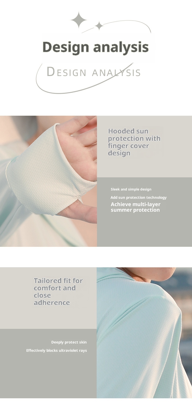 ActiveGo ActiveGo Juyitang Nuova giacca con cappuccio sottile per abbigliamento da donna all'aperto, manica lunga, in jacquard, traspirante, con protezione solare_voghion.com