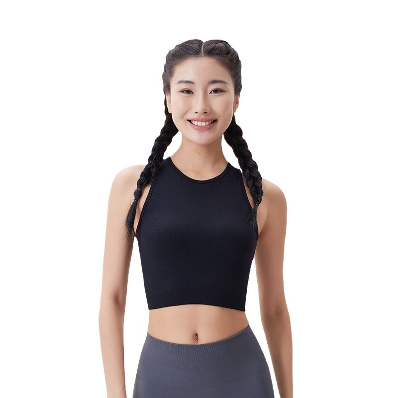 ActiveGo ActiveGo Fashion Outdoor Yoga Vest Style New Top Underwear Comfortable Sports Fitness Bra Beautiful Back Women_voghion.com