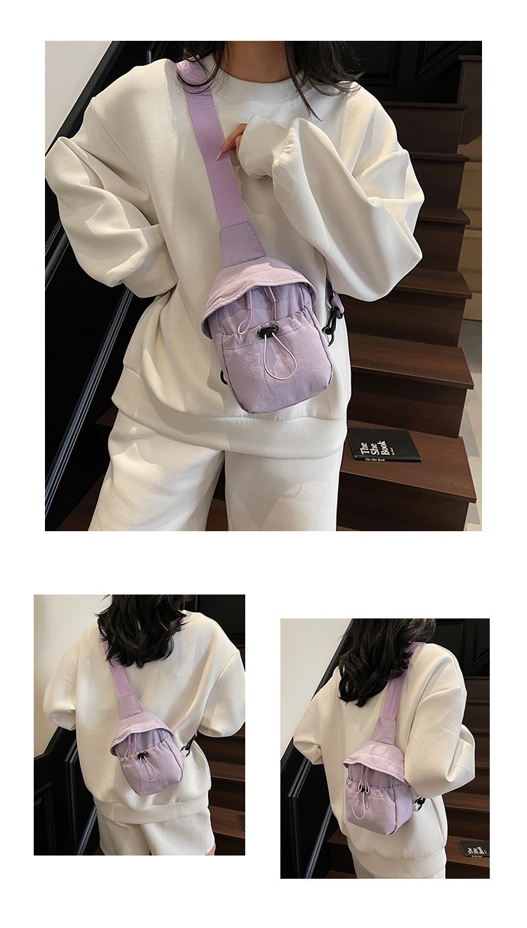 001 2025 Neue trendige modische Ruiying Damen kleine Outdoor-Schultertasche in Unifarben, wasserdicht_voghion.com