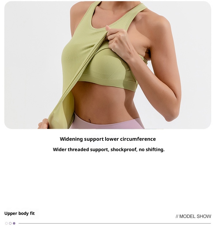 ActiveGo Double Layer Moisture-Wicking Sports Bra With Chest Pads Outdoor Casual Training LULU High Elastic Yoga Top_voghion.com