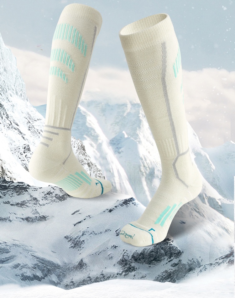 ActiveGo ActiveGo Men's High Tube Thickened Warm Ski Sports Compression Socks Towel Bottom Mountaineering Outdoor_voghion.com