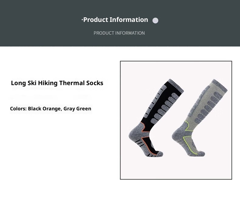 ActiveGo ActiveGo Sci da neve professionale per uomo e donna, tubo lungo alto, fondo in asciugamano spesso per alpinismo ed escursionismo all'aperto_voghion.com