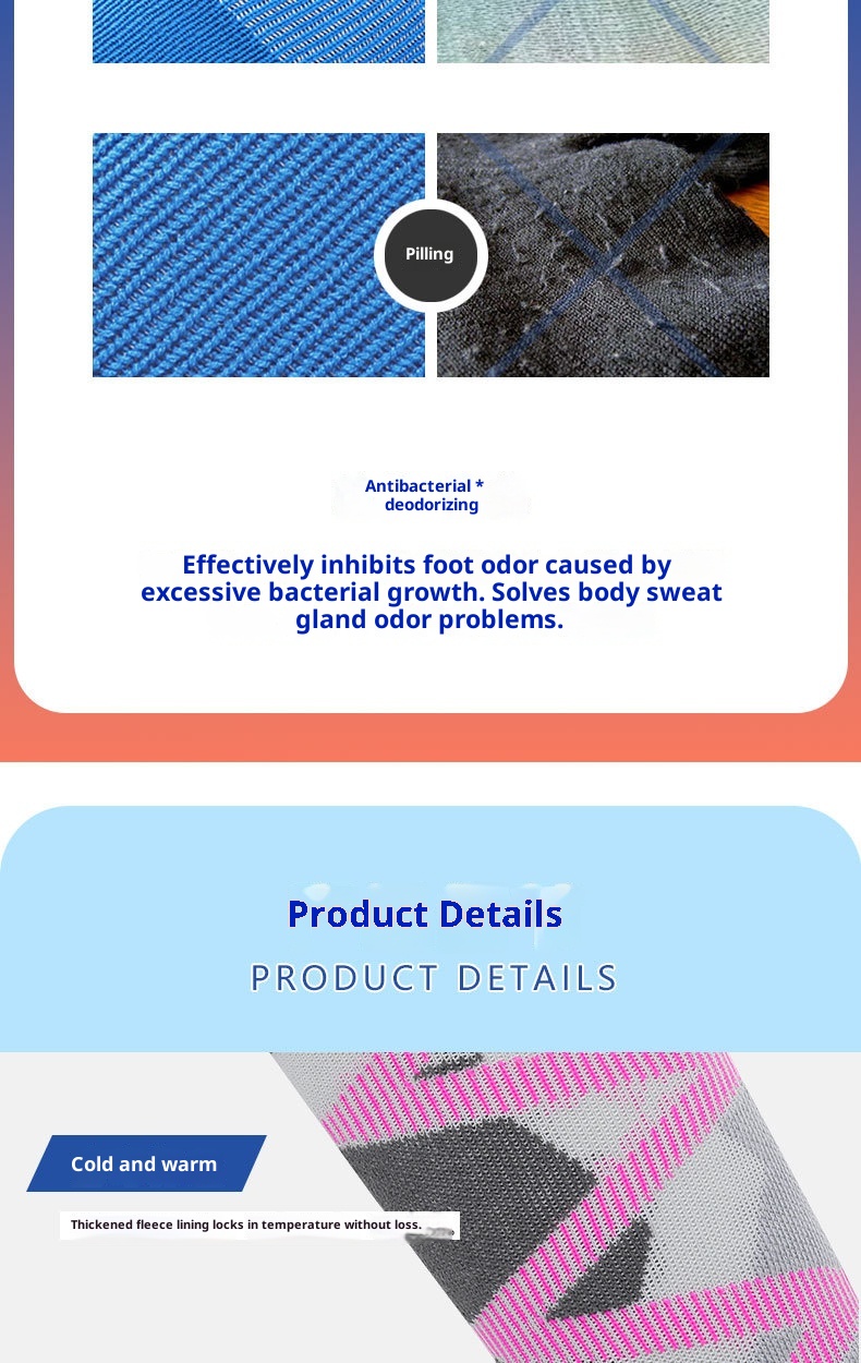 ActiveGo ActiveGo Snow Wholesale Towel Bottom Cold-Proof Ski Autumn Winter Thickened Warm Outdoor Hiking Socks_voghion.com