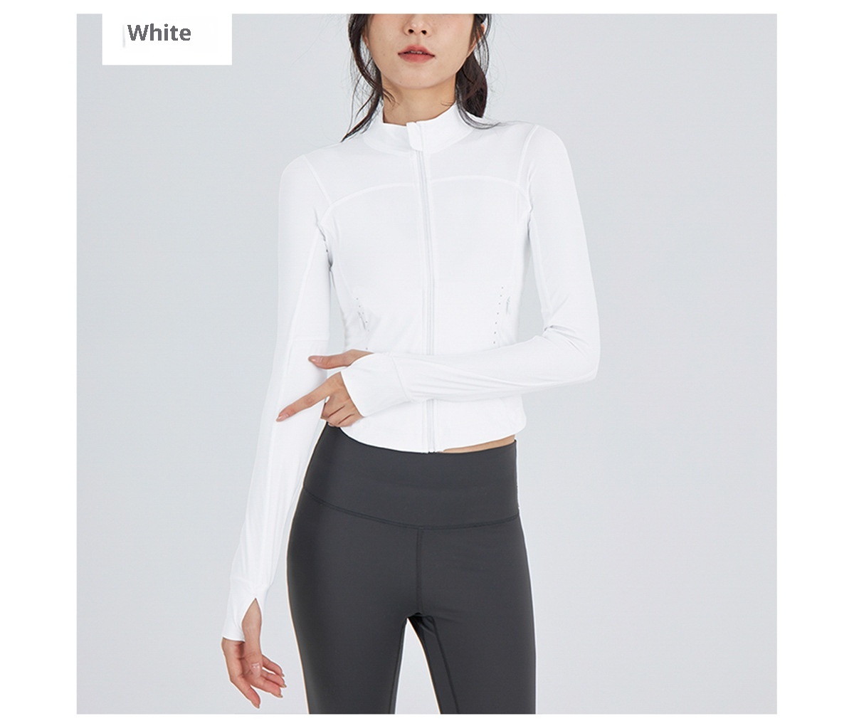 ActiveGo Sports Yoa Wear Donna Leggero e traspirante Cappotto Protezione UV Crema solare Tiht-fittin Outdoor Running Fitness_voghion.com