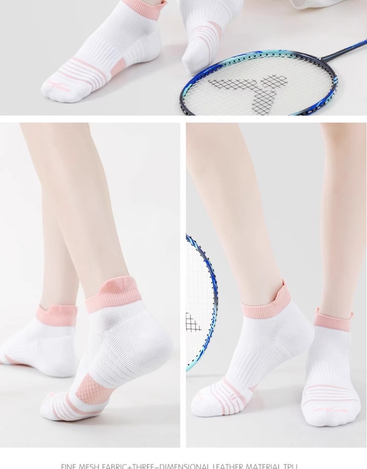 Chaussettes de sport ActiveGo pour femmes, modèle court d'été, idéales pour le marathon, la randonnée, l'alpinisme, la course à pied, le basketball professionnel et le badminton._voghion.com
