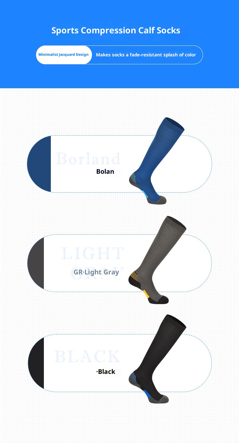 ActiveGo ActiveGo Summer New Full Size Leg Slimming Compression Yoga Running Hiking Cycling Outdoor Professional Sports Pressure Socks For_voghion.com