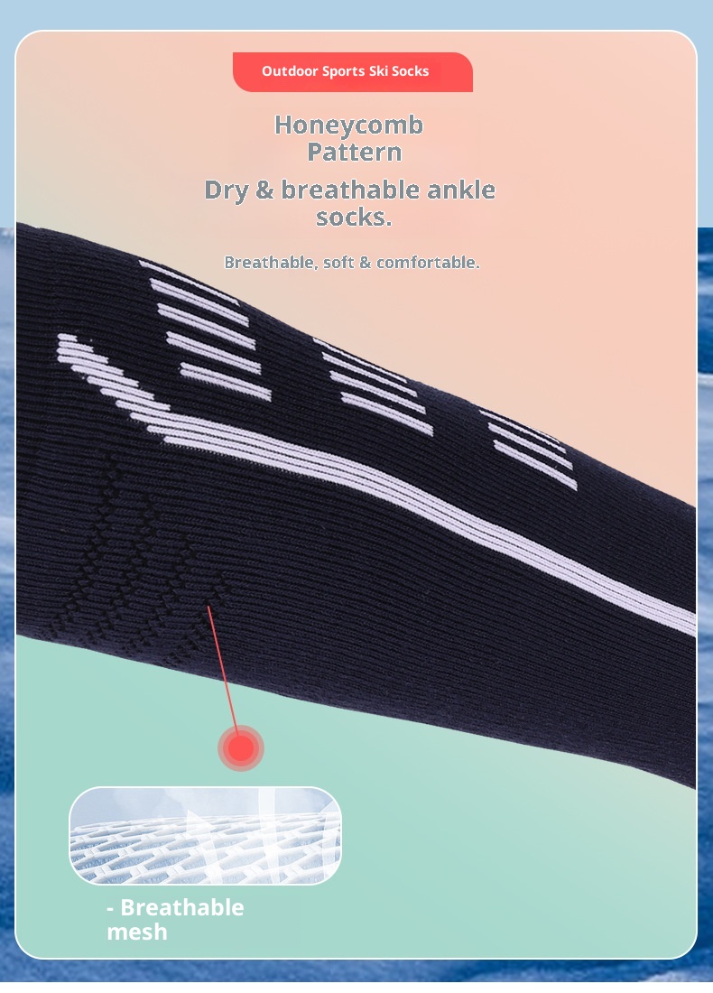 ActiveGo ActiveGo Professionelle Wandersocken für Erwachsene, Kinder, dicke Frottee-Socken, lange Schläuche, warm, für Herren und Damen, ideal für Herbst und Winter, geeignet._voghion.com