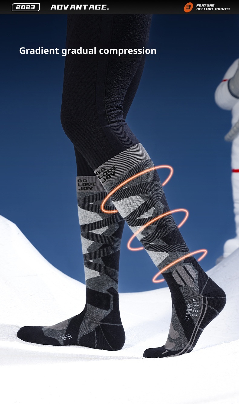 ActiveGo ActiveGo For Men Women, Outdoor Sports Thickened Warm Sweat-Absorbing High Long Tube S, Professional Snowboard And Snow Ski_voghion.com