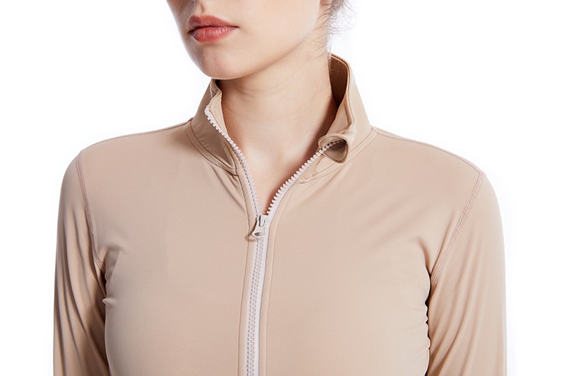 ActiveGo Cross-Border New Fitness Clothing Autunno Inverno Donna Quick-Dry Stand Collar Zipper Shirt Outdoor Sports Jacket Plus_voghion.com