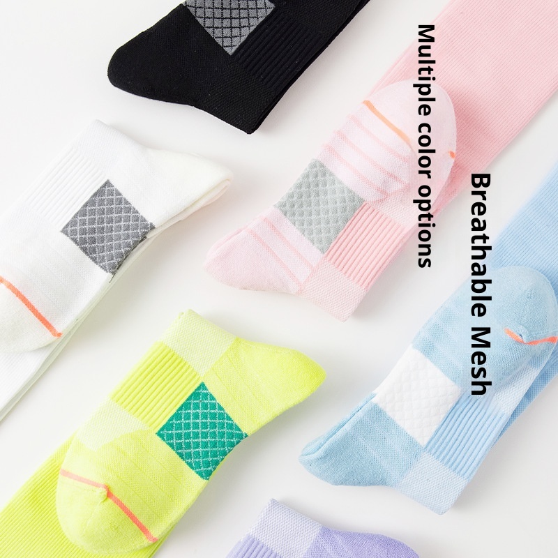 ActiveGo ActiveGo Running Sport Tennis Ciclismo Asciugamano Fondo Escursionismo Calzini Pressione Assorbimento Umidità Esterno Lungo Tubo Neve Antiscivolo_voghion.com