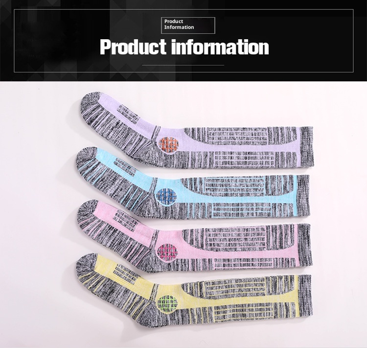 ActiveGo ActiveGo Women's Long Tube Ski Outdoor Sports Thickened Hiking Socks Towel Bottom Sweat Absorption Warmth Manufacturer In Stock_voghion.com