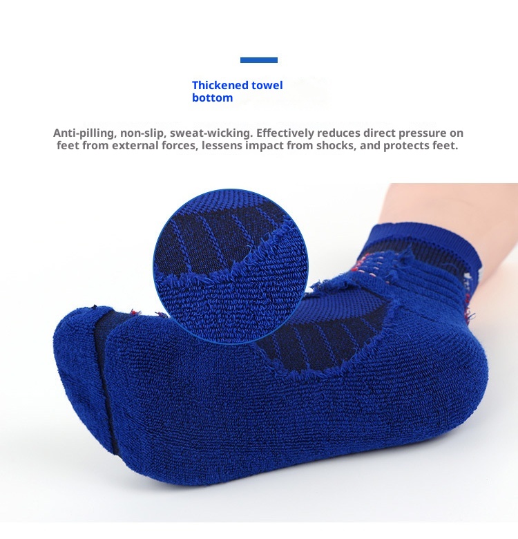 ActiveGo Herren-Outdoor-Sportsocken aus dickem Frottee mit Polsterung, ideal zum Laufen, Basketballspielen, Radfahren und Wandern, schweißabsorbierend_voghion.com