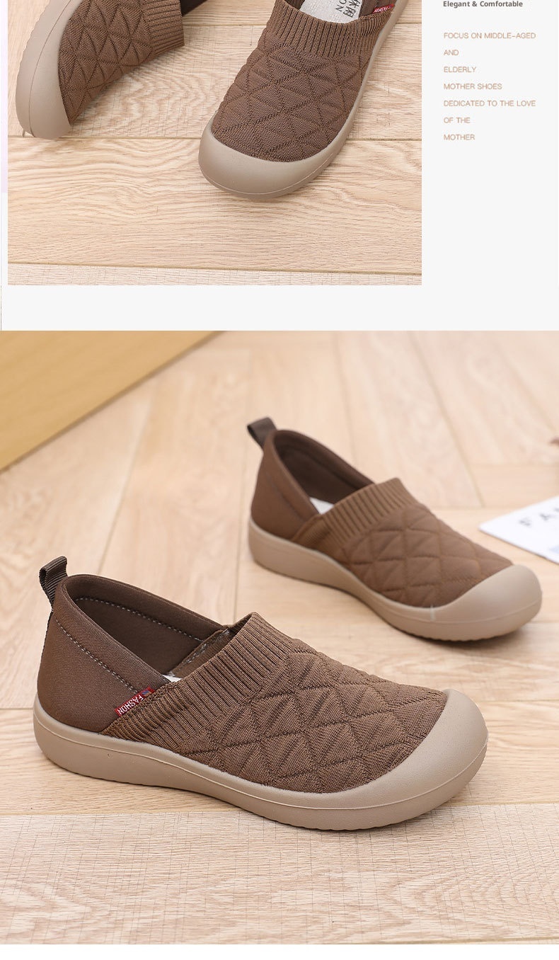 ShoeGlobe Frühjahr/Herbst Neue Damen-Slipper mit Stoffsohle, weicher Oberfläche, modisch, leicht, bequem, rutschfest, für Arbeit und Freizeit_voghion.com