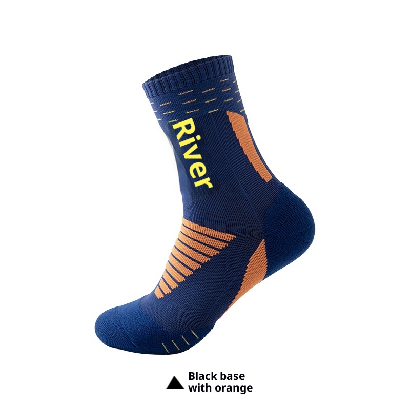 Chaussettes de sport ActiveGo ActiveGo Outdoor Marathon Running Hiking Sports Four Seasons Towel Bottom Thicked Unisex Wear-Resistant Non Slip Trekking Socks_voghion.com