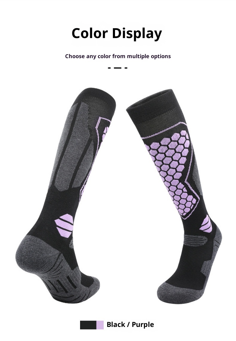 ActiveGo ActiveGo Ski Towel Bottom Warm Anti-Slip Thickened High Professional Outdoor Sports Long Tube Mountaineering Socks Wholesale_voghion.com