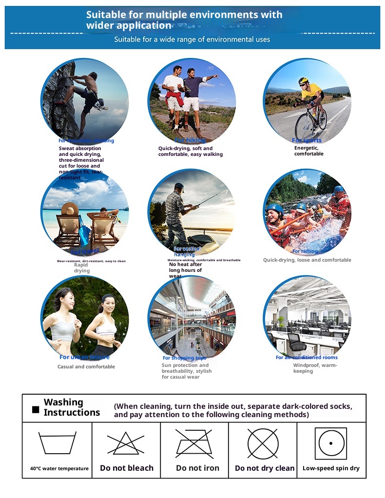 ActiveGo ActiveGo SANTO Verdickte, lange Thermosocken für Wandern, Laufen und Trekking, atmungsaktiv, geruchshemmend, schnelltrocknend, für Herren_voghion.com