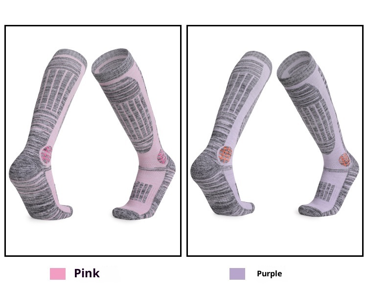 ActiveGo ActiveGo Women's Long Tube Ski Outdoor Sports Thickened Hiking Socks Towel Bottom Sweat Absorption Warmth Manufacturer In Stock_voghion.com