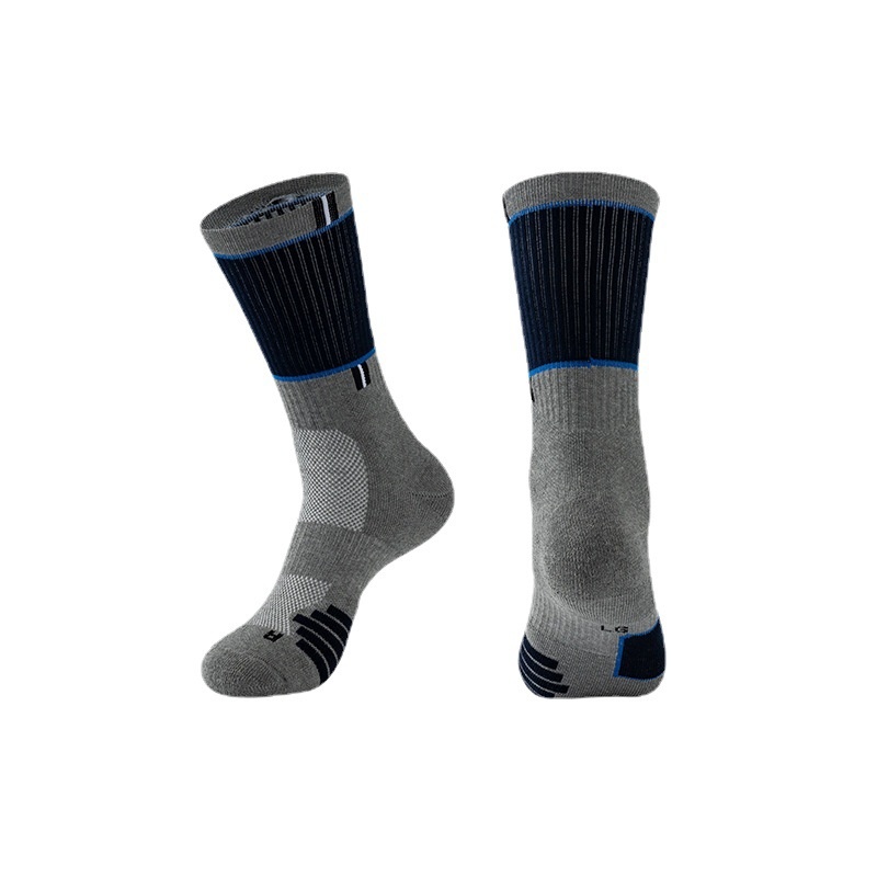 ActiveGo Outdoor-Sportsocken für Herren, mittelhoch, mit verdickter Frotteesohle, ideal zum Wandern, Laufen und Basketball (Großhandel)_voghion.com
