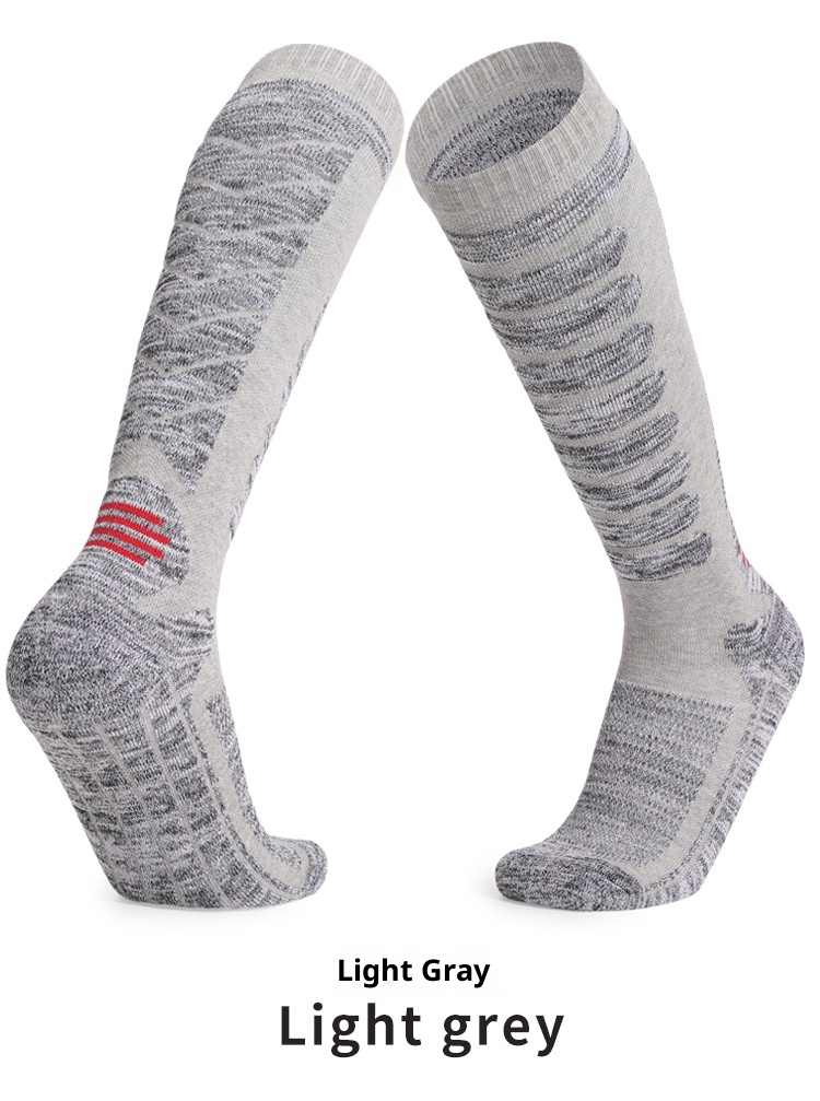 ActiveGo ActiveGo Calzini lunghi da sci per sport all'aria aperta, spessi, da trekking, con fondo in asciugamano, assorbimento del sudore, calore, produttore, in magazzino all'ingrosso_voghion.com