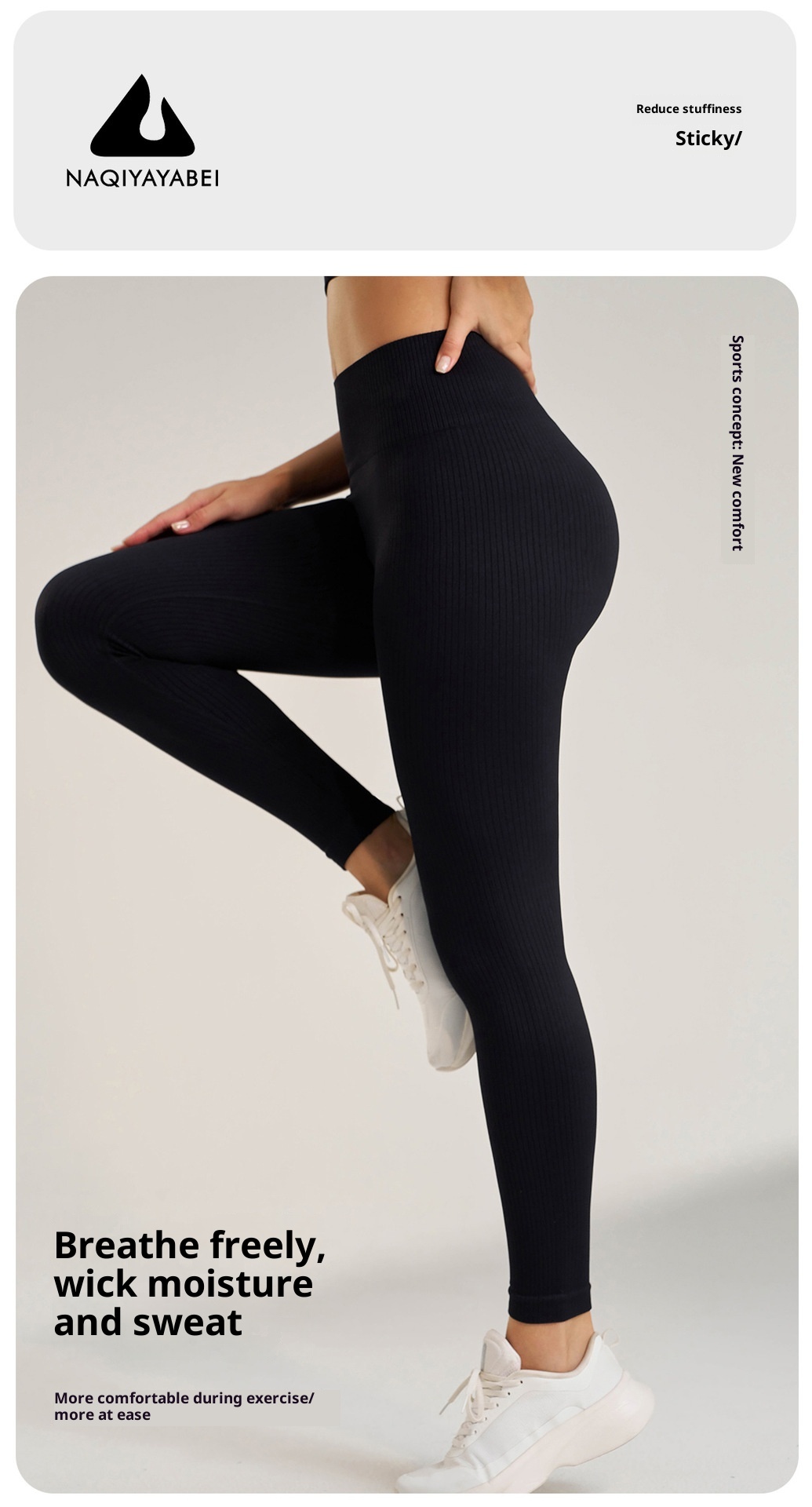 ActiveGo Professional Sports Outdoor Fitness Running Pantaloni a nove punti Leggings ad asciugatura rapida Pantaloni attillati Abbigliamento da yoga per donna Lu_voghion.com