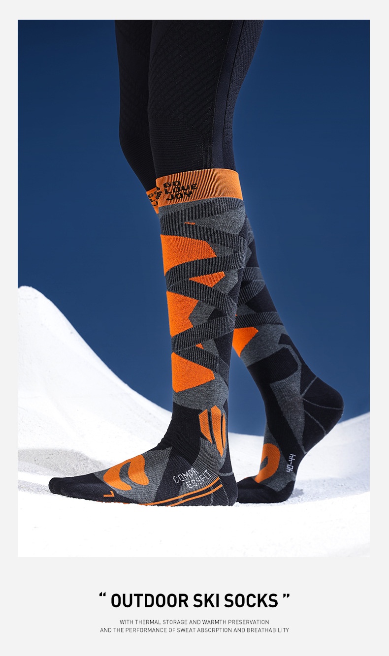 ActiveGo ActiveGo For Men Women, Outdoor Sports Thickened Warm Sweat-Absorbing High Long Tube S, Professional Snowboard And Snow Ski_voghion.com
