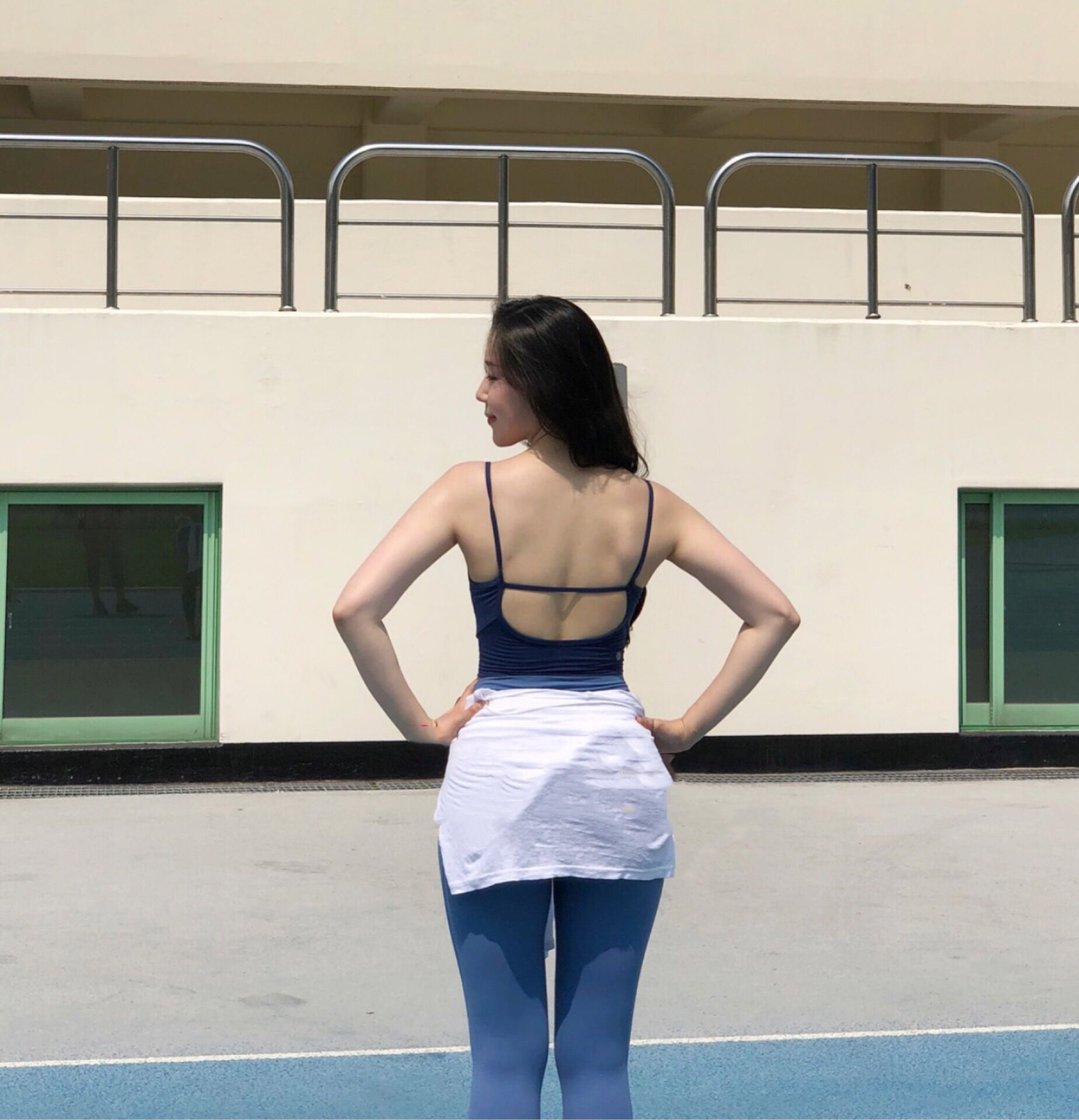 Débardeur ActiveGo Fresh Style à bretelles spaghetti et dos nu, taille haute, idéal pour le yoga, le fitness et la danse en extérieur._voghion.com