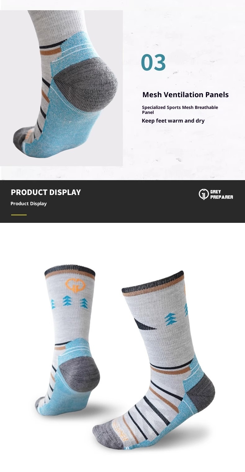 ActiveGo ActiveGo Outdoor Calzini sportivi da donna in lana merino traspiranti e caldi per escursionismo, professionali_voghion.com