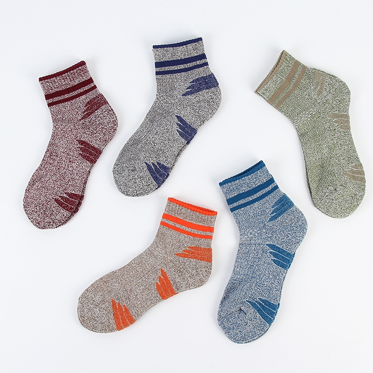 ActiveGo ActiveGo Quick-Dry Outdoor Towel Bottom Thickened Sports Men's Hiking Non-Smelly Foot Cotton Mountaineering Winter Mid-Calf_voghion.com