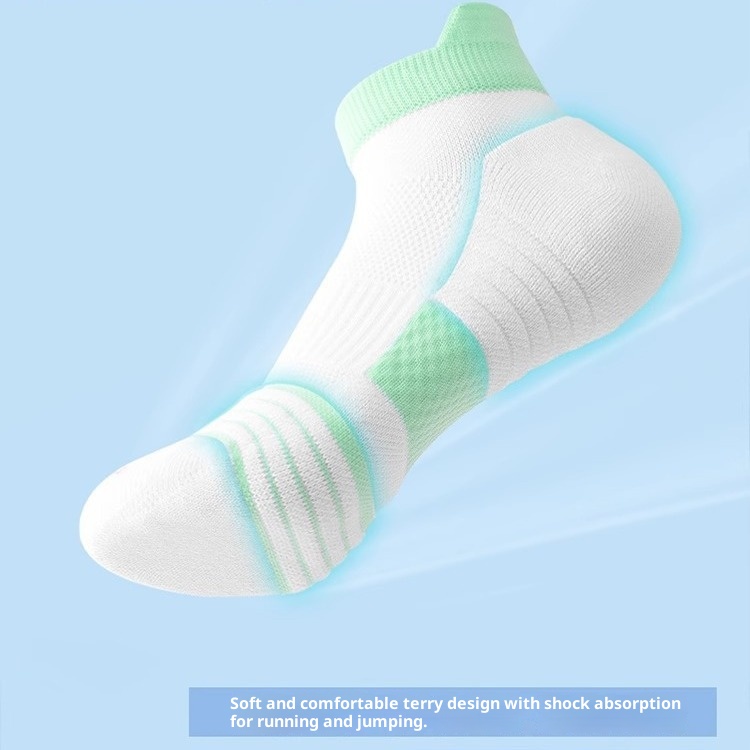 Chaussettes de sport ActiveGo pour femmes, modèle court d'été, idéales pour le marathon, la randonnée, l'alpinisme, la course à pied, le basketball professionnel et le badminton._voghion.com