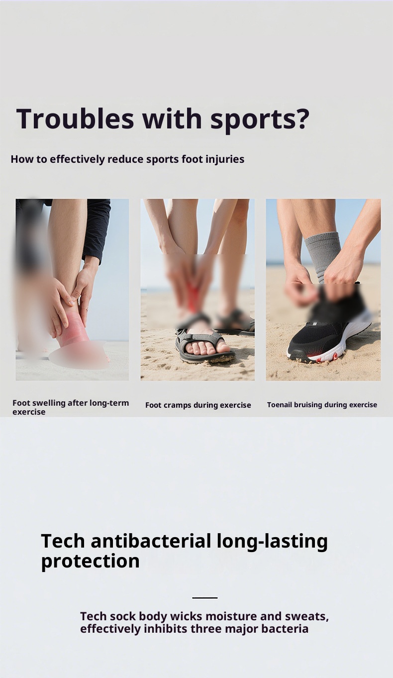 ActiveGo ActiveGo Marathon Running Quick-Dry Towel Bottom Sports Anti-Friction Sweat-Absorbing Short Tube Outdoor Hiking Socks_voghion.com