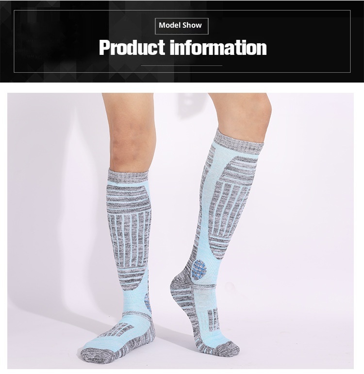 ActiveGo ActiveGo Women's Long Tube Ski Outdoor Sports Thickened Hiking Socks Towel Bottom Sweat Absorption Warmth Manufacturer In Stock_voghion.com
