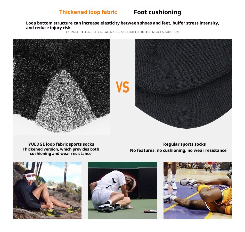 ActiveGo ActiveGo YUEDGE Pantaloni sportivi in spugna di cotone pettinato, da escursionismo, alpinismo, a metà polpaccio, spessi, da basket, di alta qualità, transfrontalieri, di alta qualità_voghion.com