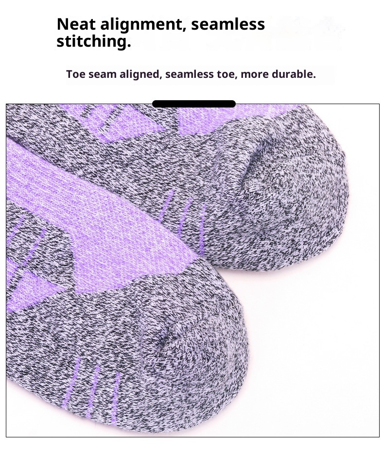 ActiveGo ActiveGo Thickened Outdoor Hiking Running Trekking Towel Bottom Sweat-Absorbing Mid-Calf Sports Socks Original Design_voghion.com