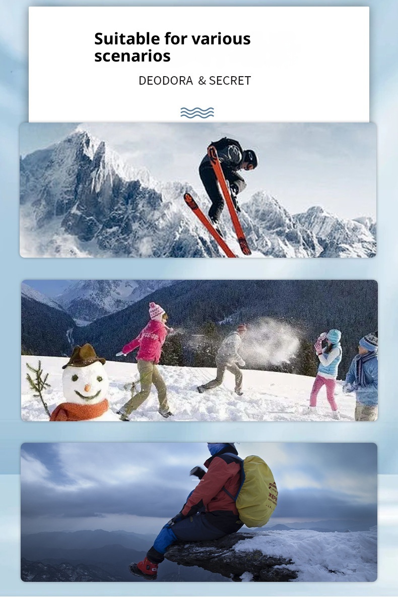ActiveGo ActiveGo Winter Long Tube Mountaineering Sports Men And Women Thickened Warm Professional Snowboard Snow Sweat-absorbing Outdoor_voghion.com
