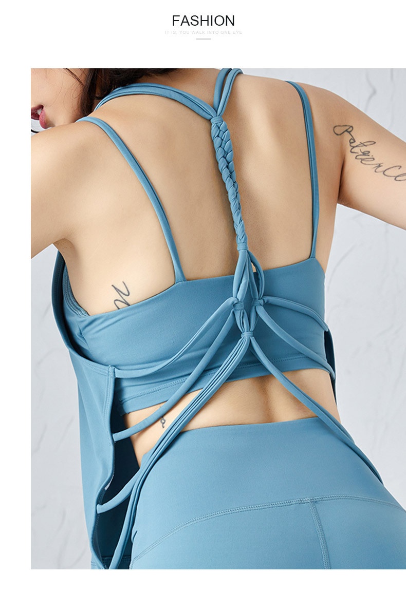 Canotta da fitness sexy ad asciugatura rapida ActiveGo One-Piece Dropshipping senza maniche e schiena scoperta per donna, sport all'aria aperta, sensazione quasi impercettibile_voghion.com
