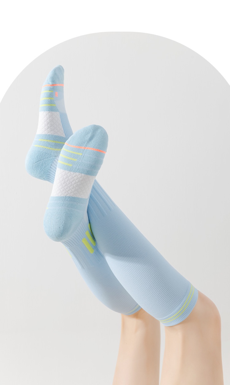 ActiveGo ActiveGo Running Sport Tennis Ciclismo Asciugamano Fondo Escursionismo Calzini Pressione Assorbimento Umidità Esterno Lungo Tubo Neve Antiscivolo_voghion.com