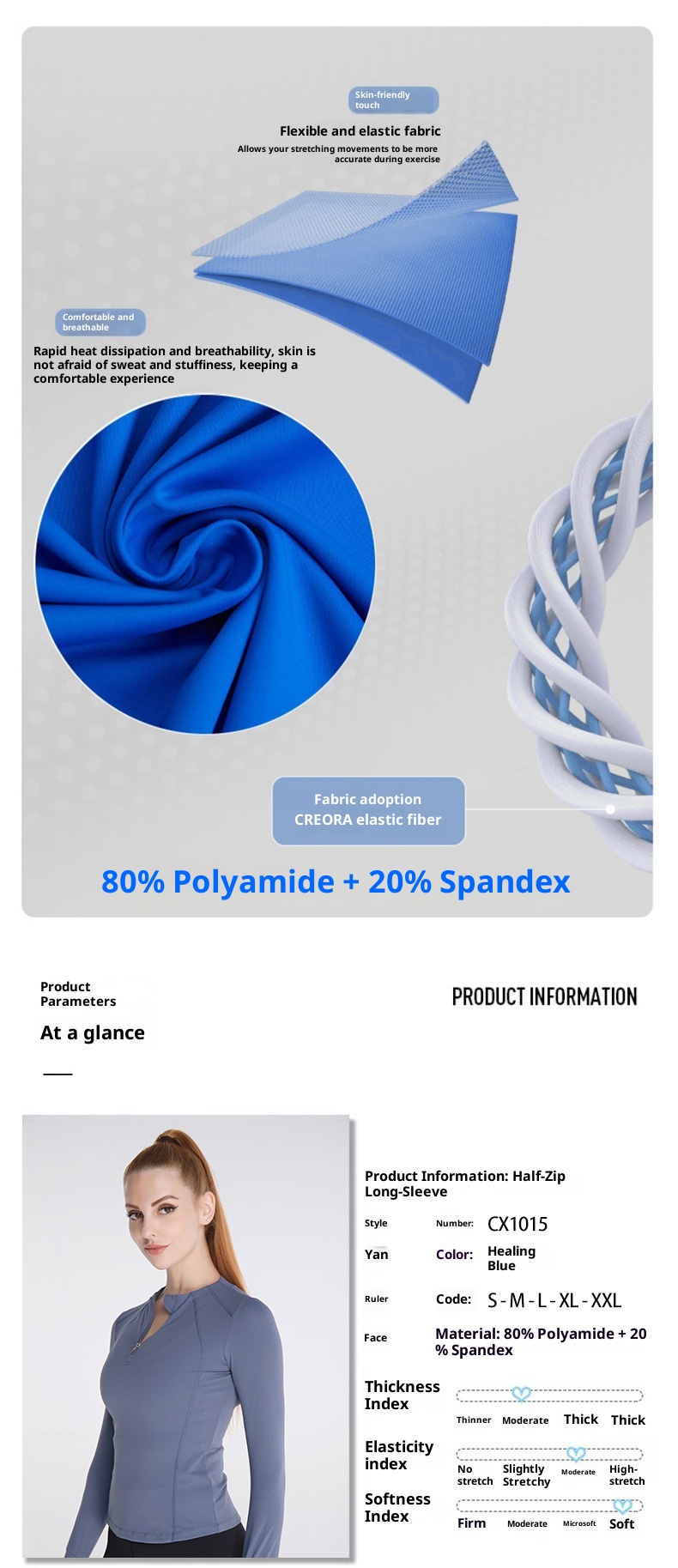 Veste de sport d'extérieur ActiveGo automne-hiver pour femme, coupe ajustée, fermeture éclair, manches longues, séchage rapide, idéale pour le fitness, la course à pied et le yoga (export)_voghion.com