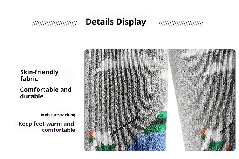 ActiveGo ActiveGo Professional Ski Long Tube Unisex Thickened Towel Bottom Autumn Winter Warm Hiking Outdoor Sports Socks_voghion.com