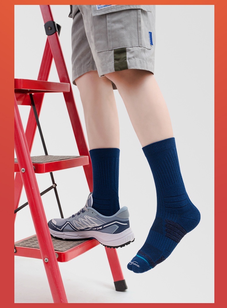 ActiveGo ActiveGo Sport's House Men's Mid-Calf COOLMAX Quick-Dry Breathable Fabric Hiking Climbing Sports Socks_voghion.com