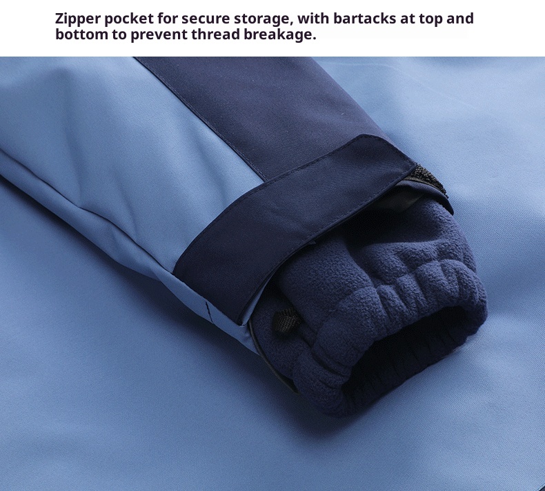 ActiveGo Outdoor Jacket 3-in-1 Set For Men And Women Detachable Windproof Waterproof Workwear Hiking Suit_voghion.com